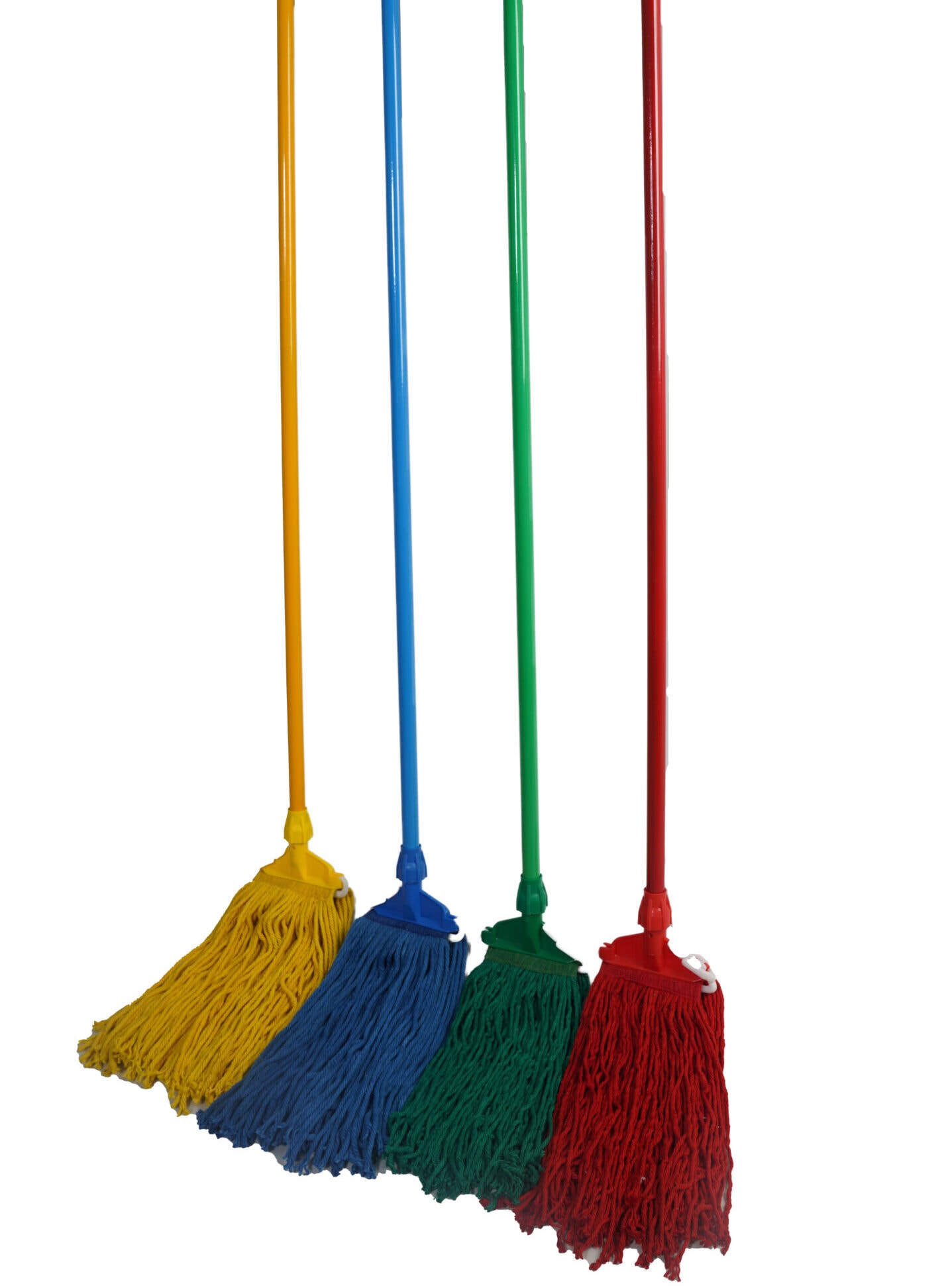 Mop Handle Colored With Colored Grip 150cm