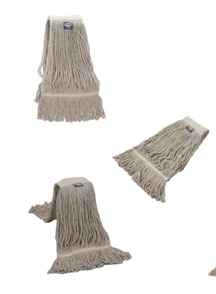 Kentucky Mop Cotton White Loop-End