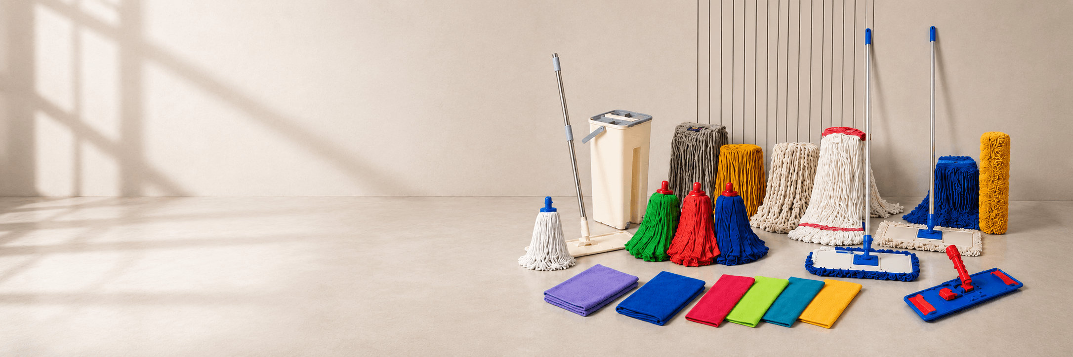 Lonetex Kentucky mop heads ready for wholesale packing