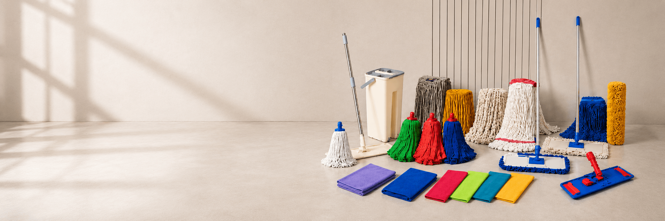 Lonetex Kentucky mop heads ready for wholesale packing